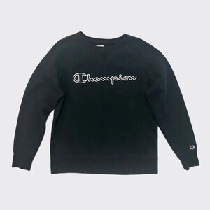 ☀️ CHAMPION EMBROIDERED CREW  NECK MEDIUM #FML13008